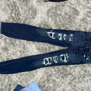 American Eagle distressed jeans 360 next level stretch size 0